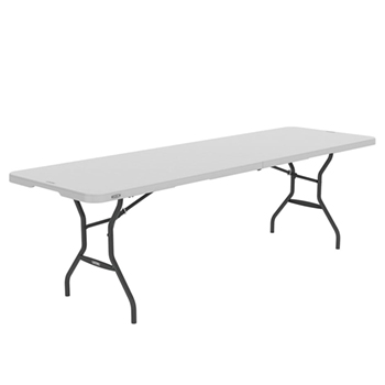 8′ White Tables